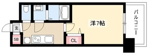 パルティール並木【3階】の間取り