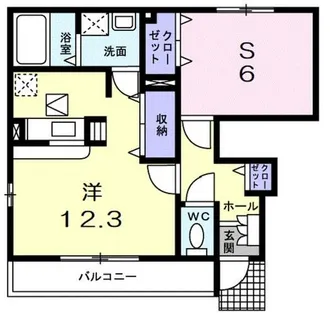 ポラリス【0101号室】の間取り