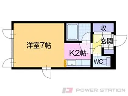 カーサーオーロックス壱番館【1階】の間取り