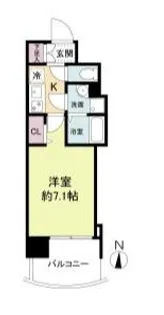 セレニテ日本橋プリエ【15階】の間取り