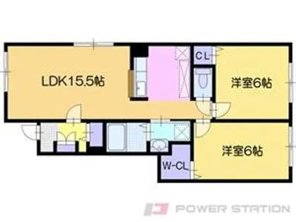 アルカディア【1階】の間取り