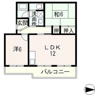 コンステラ・ベガ若葉台【5階】の間取り