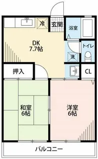 コスモス【1階】の間取り