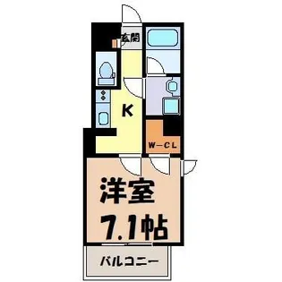 ラ ルーチェ川名【1階】の間取り