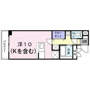 アライブ富小路【2階】の間取り