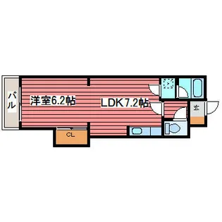 Y’Sコート【2階】の間取り