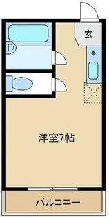 ホーリン原【2階】の間取り