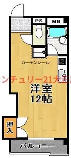 ヴァンコート三軒家東【4階】の間取り