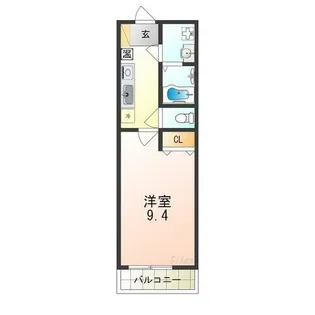 メゾン長曽根B棟【2階】の間取り