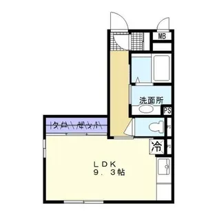 Respirar1 (レスピラール)1【1階】の間取り