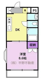 コーポ加月 B棟【1階】の間取り