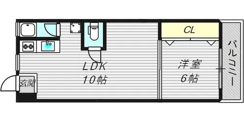 LEGAL守口【4階】の間取り