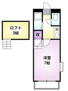 シャトレ隈2【1階】の間取り