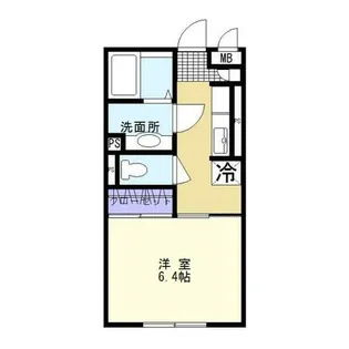 Respirar1 (レスピラール)1【1階】の間取り