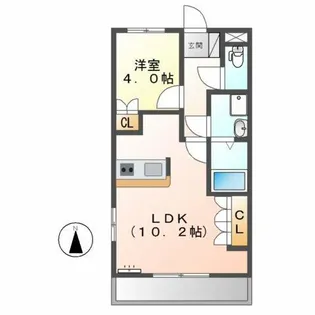 フィールドピアS【1階】の間取り