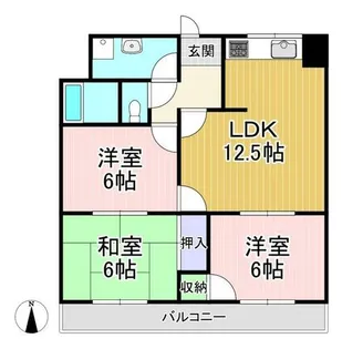 サンハイム茜【303号室】の間取り