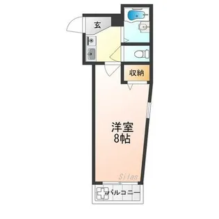 ユニヴェール【4階】の間取り