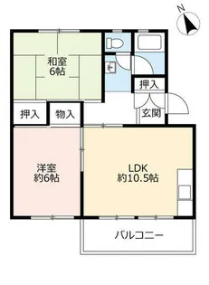 UR藤山台【3220101号室】の間取り