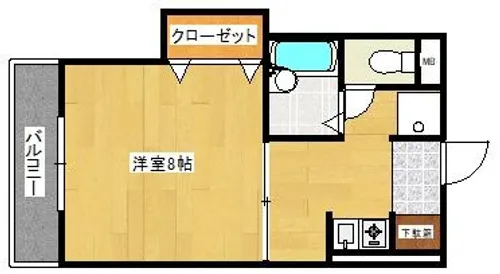 サンシャイン田代2【413号室】の間取り