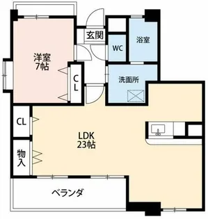 アクシス【2階】の間取り