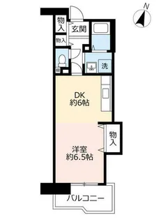 URポートサイド築港【0010406号室】の間取り