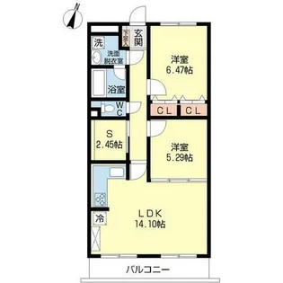 ミドルグレイ小戸(R)【0204号室】の間取り