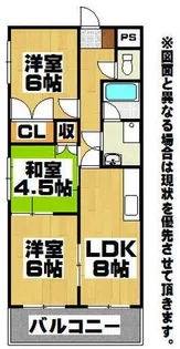 ヴェルクレイン壱番館【3階】の間取り