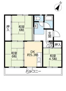 UR豊明【0270406号室】の間取り