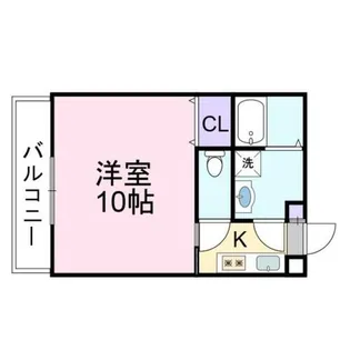 ヴィラス三島【3階】の間取り