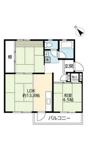 UR明石舞子【C030504号室】の間取り