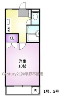 ルナリアス【201号室】の間取り