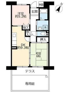 URアルビス緑丘【1010104号室】の間取り