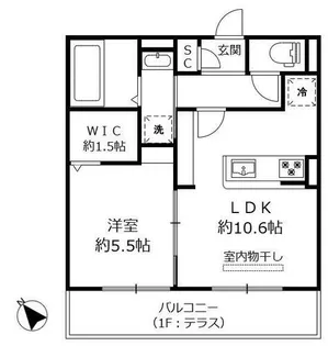 ステラ(STERA) 守山市吉身【2階】の間取り
