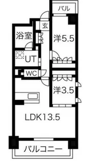 THE MUSE 飾磨【6階】の間取り
