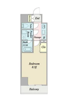 Albero(アルベロ)【6階】の間取り