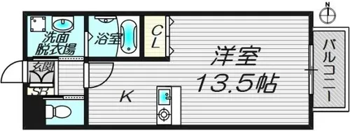 ソアヴィータ【1階】の間取り