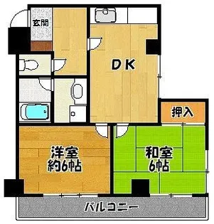 メゾンドロペ【3階】の間取り