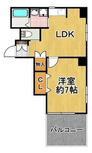 カダイ1号館【4階】の間取り