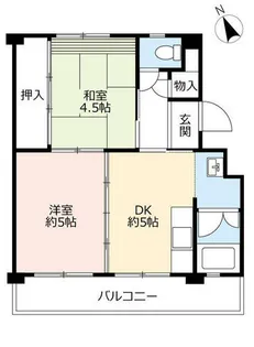 UR藤山台【3710108号室】の間取り