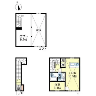 コレクション御器所【0203号室】の間取り
