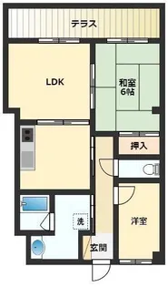 ポレールさかえ (野洲市栄)【1階】の間取り
