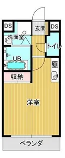 学生専用 サンテミリオンⅡ【210号室】の間取り