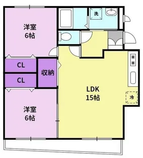 ロイヤルガーデン野中の杜【3階】の間取り