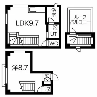 GRANDE NERO【4階】の間取り