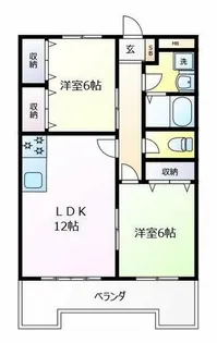ユトリロ飯村【302号室】の間取り