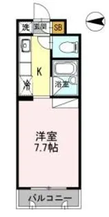 コンフォール中川【2階】の間取り