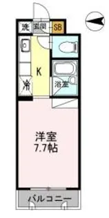 コンフォール中川【2階】の間取り