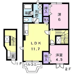 ノーブルノーヴァ【0201号室】の間取り