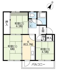 3Kの間取り画像