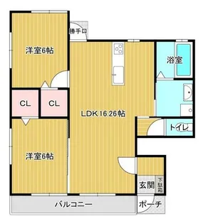 椿新築AP【B103号室】の間取り